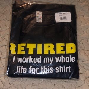 Retired shirt funny